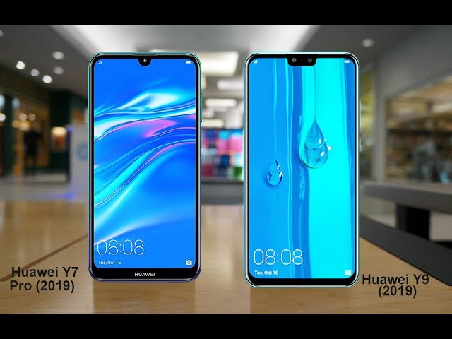 huawei y7 pro 2019 vs huawei y9 2019 comparison