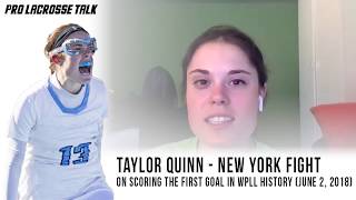 This Week In Lacrosse History Taylor Quinn Scores First Goal In Wpll History