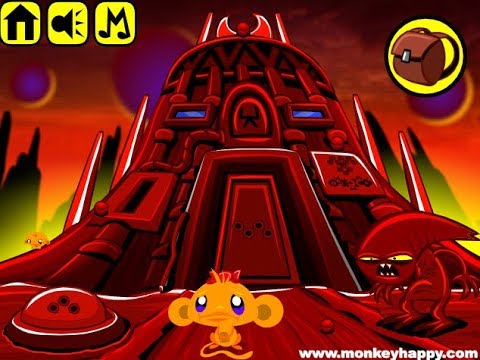 Monkey GO Happy Stage 338 - Red Planet Walkthrough [PencilKids
