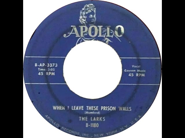 LARKS WHEN I LEAVE THESE PRISON WALLS - YouTube