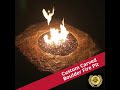 Custom Carved Boulder Fire Pit