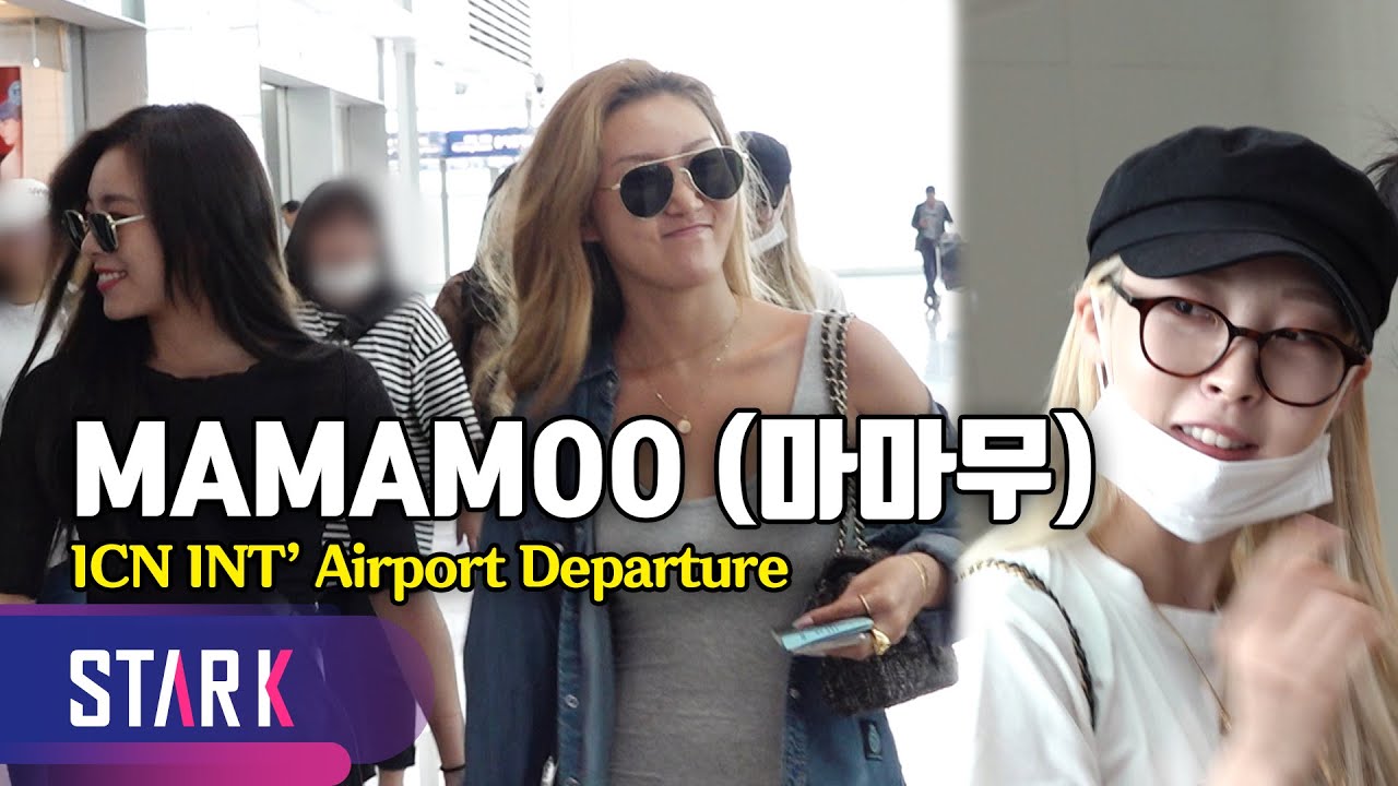 Mamamoo, 20190614_ICN INT' Airport Departure (마마무, 무무들과 화기애애 출국길)