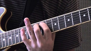 D Dorian #4 Scale (3 notes per string) guitar