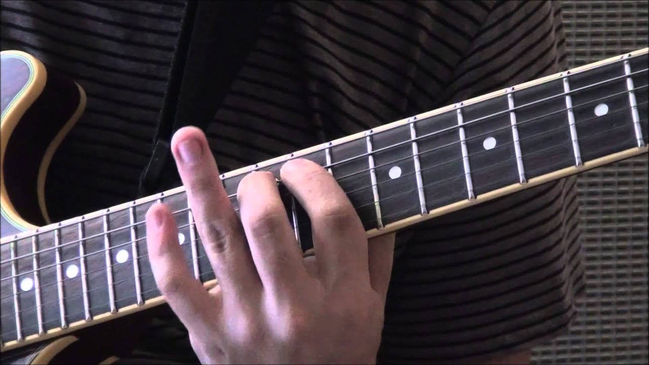 D Dorian #4 Scale (3 notes per string) guitar - YouTube