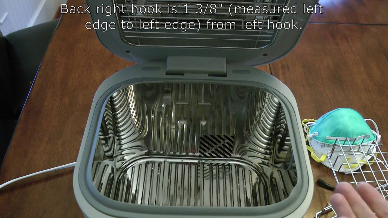 Decontaminate N95 masks using lowcost UV chamber New Basket YouTube