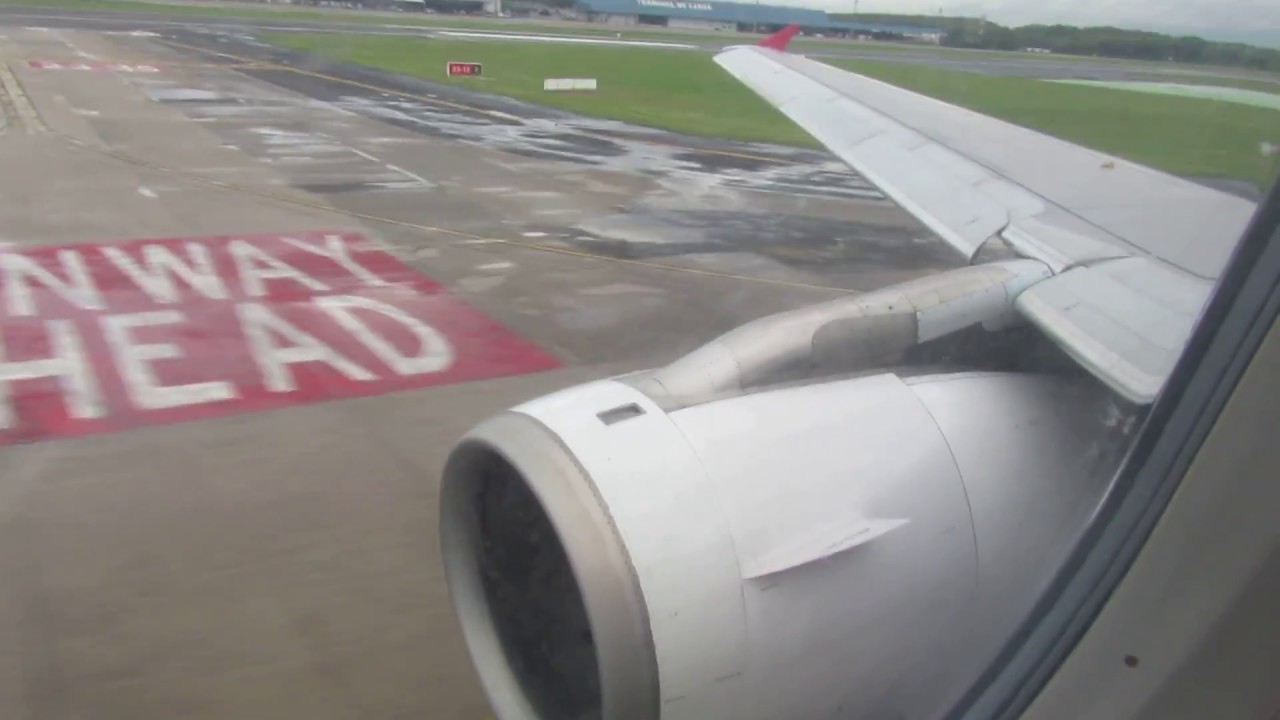 Decolagem do Rio de Janeiro no A320 da Latam