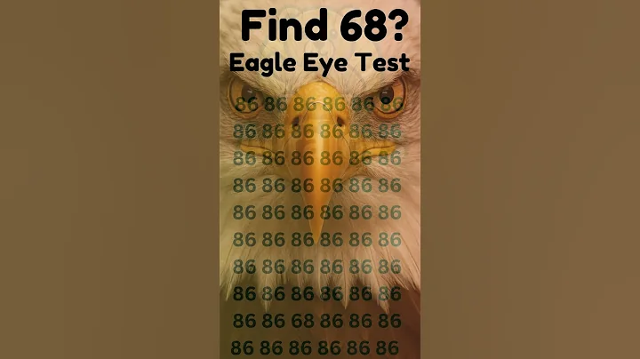 Eagle Eye Test Find No 68  #searchandfind #numberpuzzle #puzzle #game #shortspuzzle  #spotoddimage