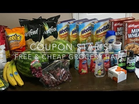 FREE & CHEAP GROCERY HAUL – August 11th 2017 – COUPONING IN CANADA!