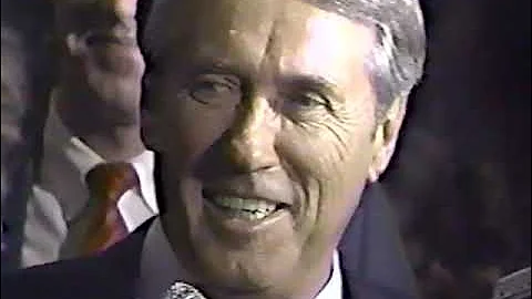 Arizona Governor Impeached!  1988 Phoenix TV break...