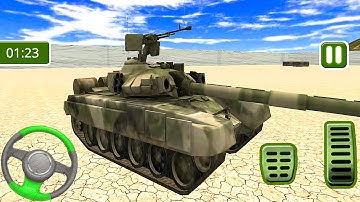 Heavy Army Car Transporter - Military Tank Driving! Android gameplay