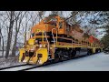 RSR Unit Train- BPRR 3103, RSR 2030, BPRR 3064, BPRR 3331 - Maple St, Scottsville NY - 01/21/2025