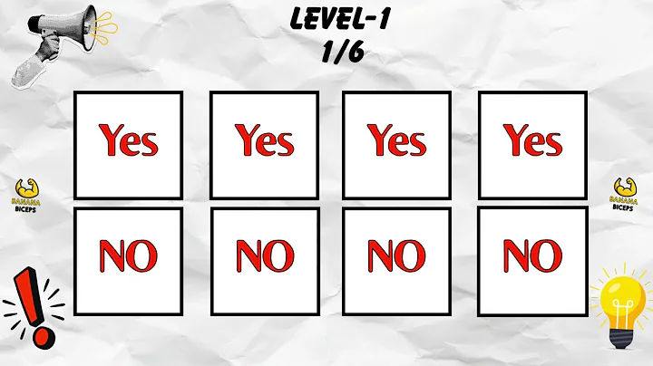 Yes No Right Left | SAY THE WORD ON BEAT | Rhythm and timing challenge | Level 1-3| Easy Medium Hard