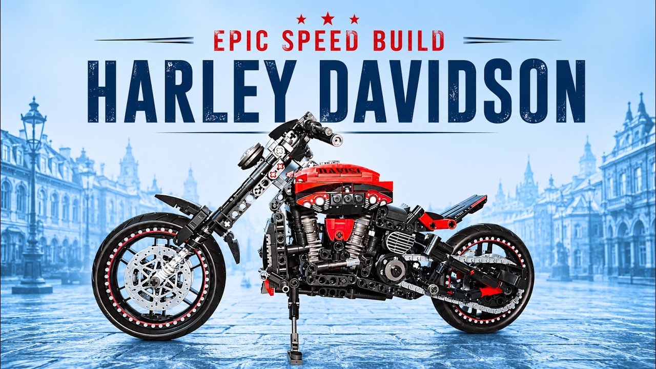 LEGO Technic Harley Davidson Motorcycle from Aliexpress – Epic