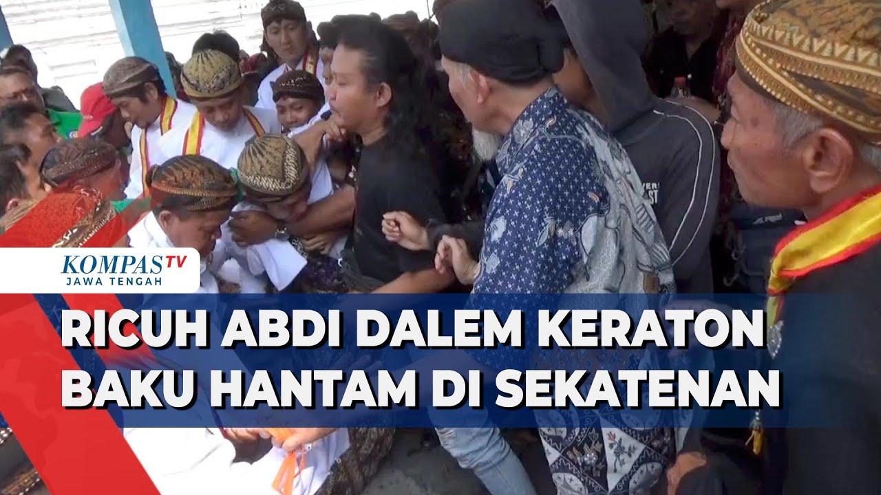 Ricuh ! Abdi Dalem Keraton Kasunanan Surakarta Baku Hantam di Tradisi Sekatenan
