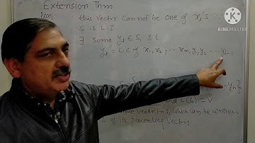 Extension theorem#vector space