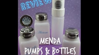 Review: Menda Pumps & Bottles W/ Demo +Giveaway