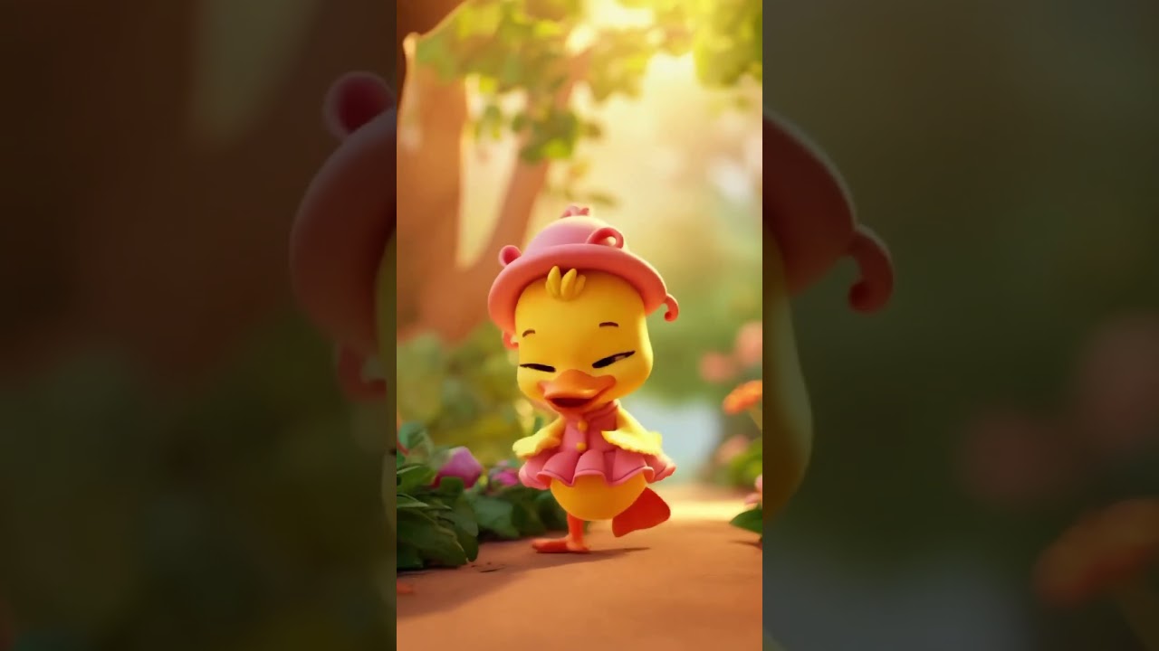 The cute duck sing a song and dance | Nursery Rhymes  