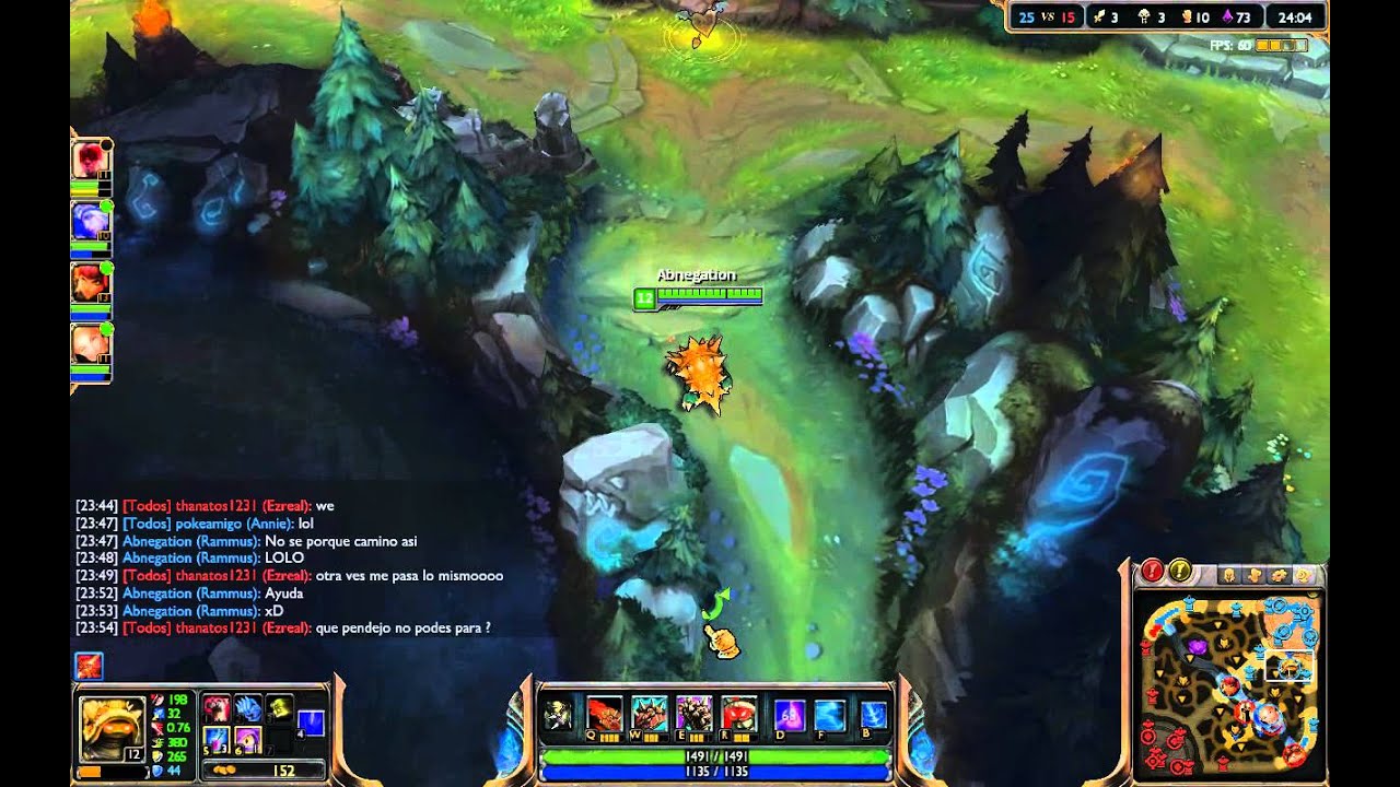 League Of Legends -  Rammus Bug Visual Parche 5.2