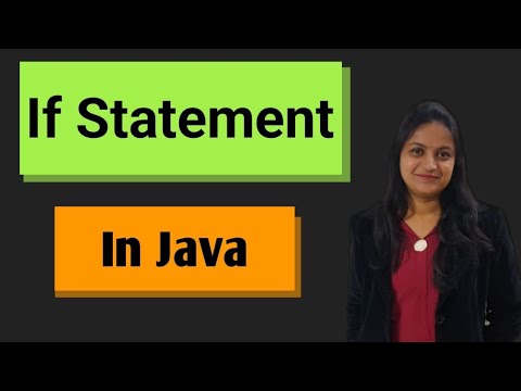 If statement in Java | Control Flow Statements - YouTube