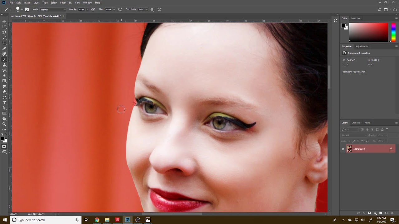 Cutting Out and Correcting Color in YouTube