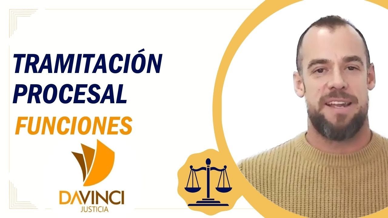 Vídeo sobre las funciones de un funcionario del Cuerpo de Tramitación Procesal y Administrativa