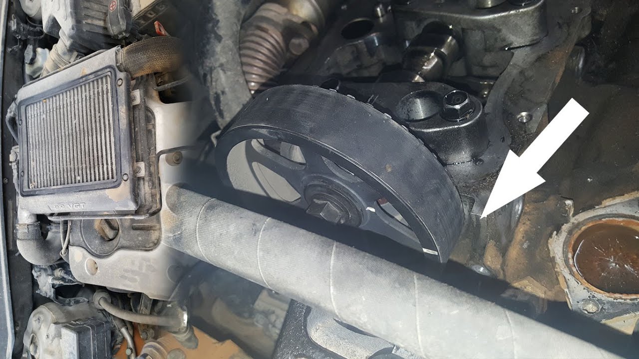 timing marks engine HYNDAI santa fe 2009 diesel YouTube