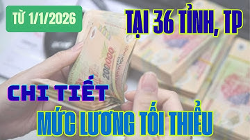 Chi Tiết Mức Lương Tối Thiểu Mới Nhất Tại 34 Tỉnh Thành Việt Nam 2026!