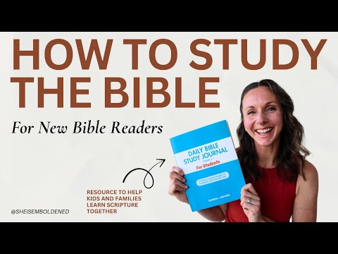 How To Study The Bible 📖 Family Bible Study Resource