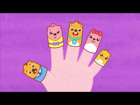 英文儿歌 - Finger Family—手指小游戏 | 卡通动画 | 学英语 | 最好的儿歌 | 贝瓦儿歌 | Beva Kids Song
