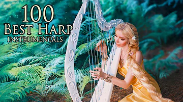 Most Heavenly Music 💝 100 of our Best Harp Instrumentals 💝 Most Relaxing Music