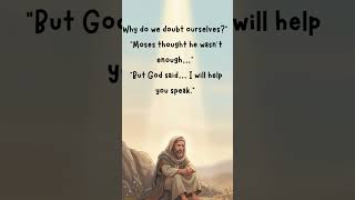 When You Feel Not Enough… Remember Moses #christianmotivation #christianinspiration