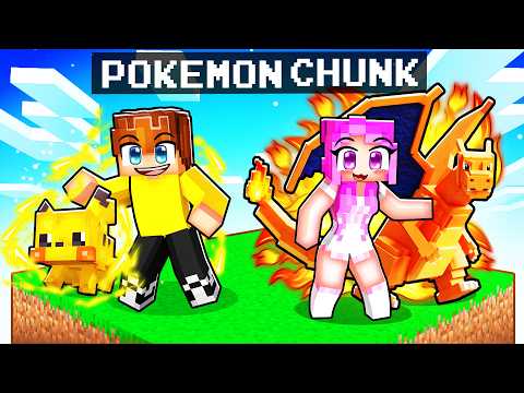 NOOB vs PRO Minecraft Pokemon Chunk Battle!