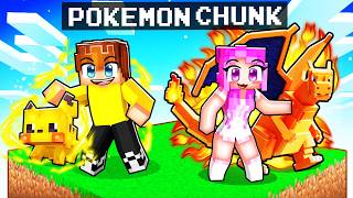 NOOB vs PRO Minecraft Pokemon Chunk Battle!