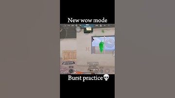 Burst practice with new wow mode💀 #bgmi #pubgmobile #shots #shortsfeed