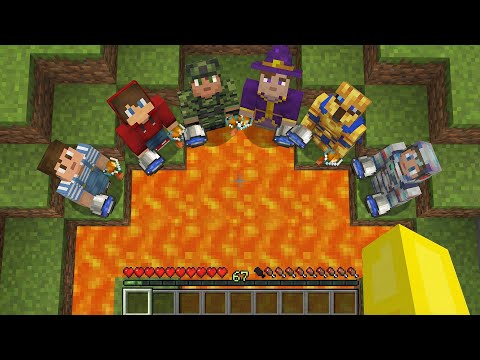 Minecraft but if I DIE my Friends LOSE