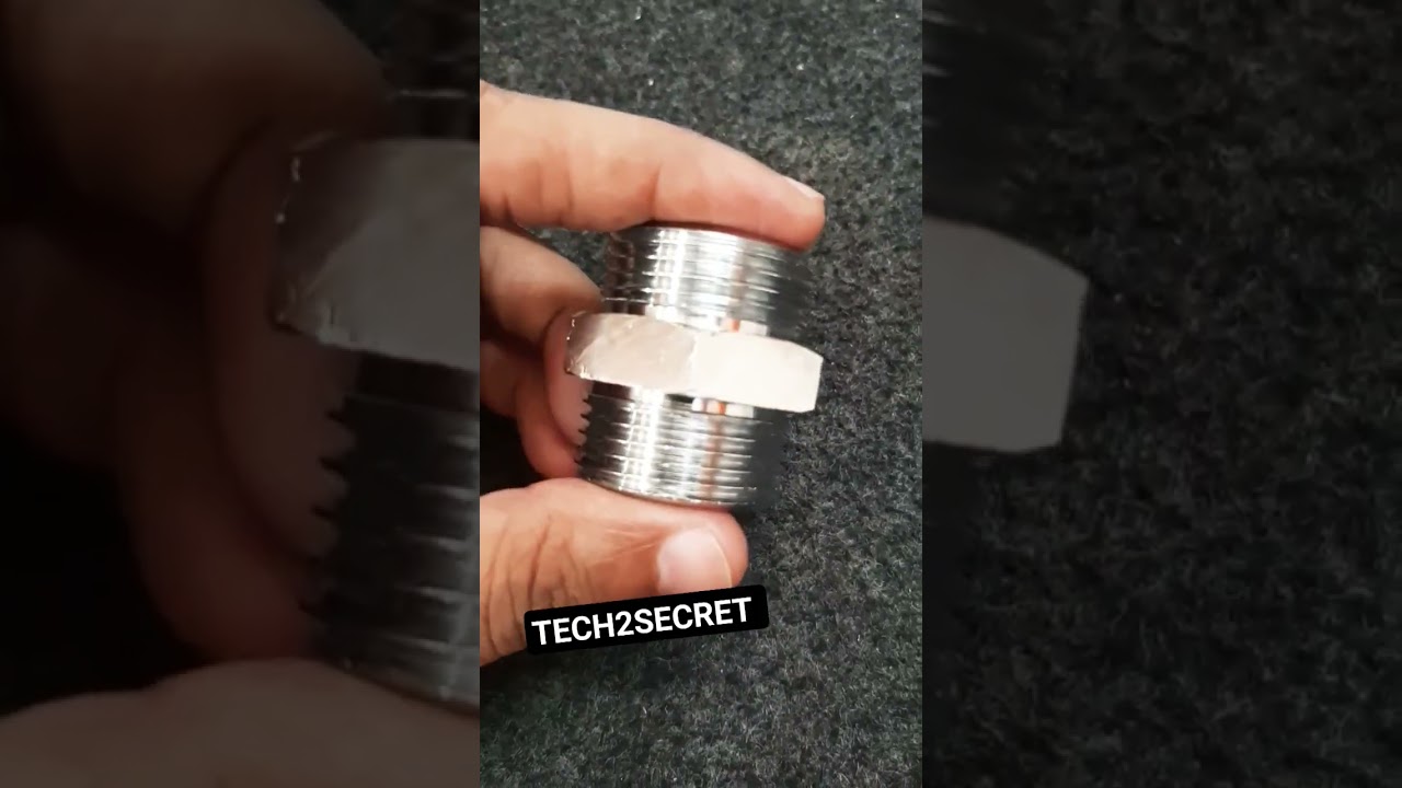 Hydraulic Hex Nipple | Mechanical industry Hex nipple with 1" Thread size | 