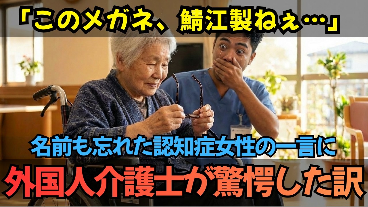 「昨日壊れたメガネがどうして？！」日本の眼鏡屋のスピードと品質に驚愕した外国人介護士が、90％以上のメガネシェアを誇る鯖江で見たものとは｜海外の反応
