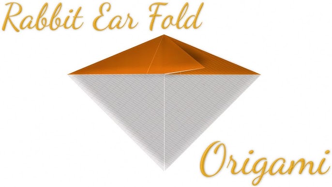 Origami Basics - Valley Folds and Mountain Folds Tutorial 