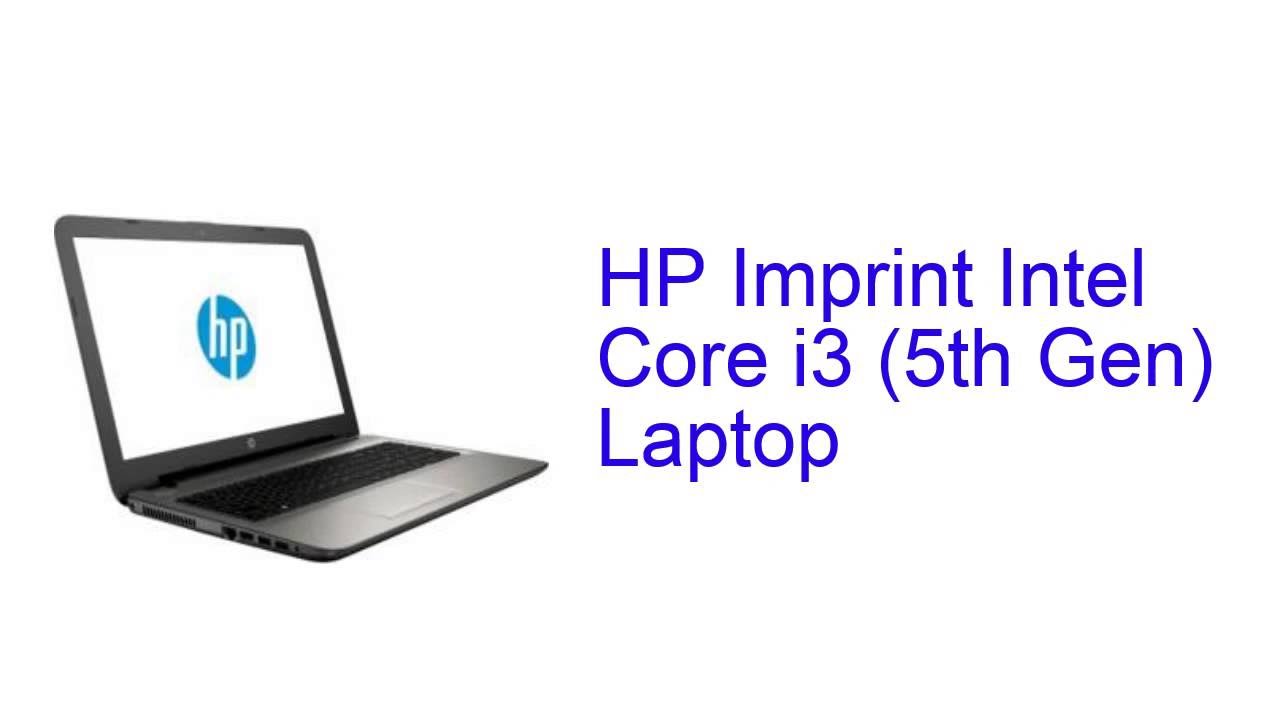 HP Imprint Intel Core i3 (5th Gen) Laptop Specification [INDIA]
