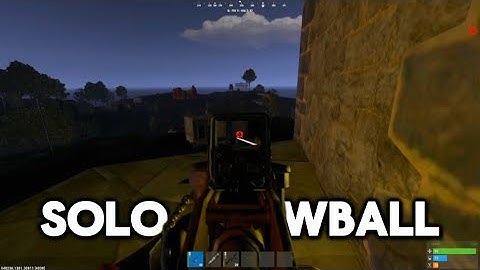 Solo snowball for the new HMLMG - Rust Console Edition