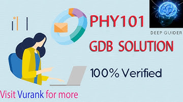 PHY101 GDB Solution 2021 || PHY101 GDB 1 Solution 2021 || 100% Verified By Deep Guider