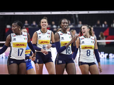 Video Italia - Croazia 3 -0: gli Highlights | Europei femminili di Pallavolo 2026