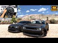 Ford mustang gt  dodge demon  forza horizon 5  thrustmaster t300rs gameplay