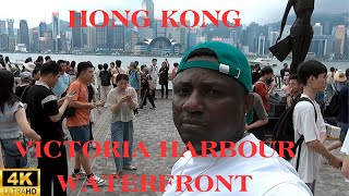 Victoria Harbor Waterfront In Hong Kong On 4KHD