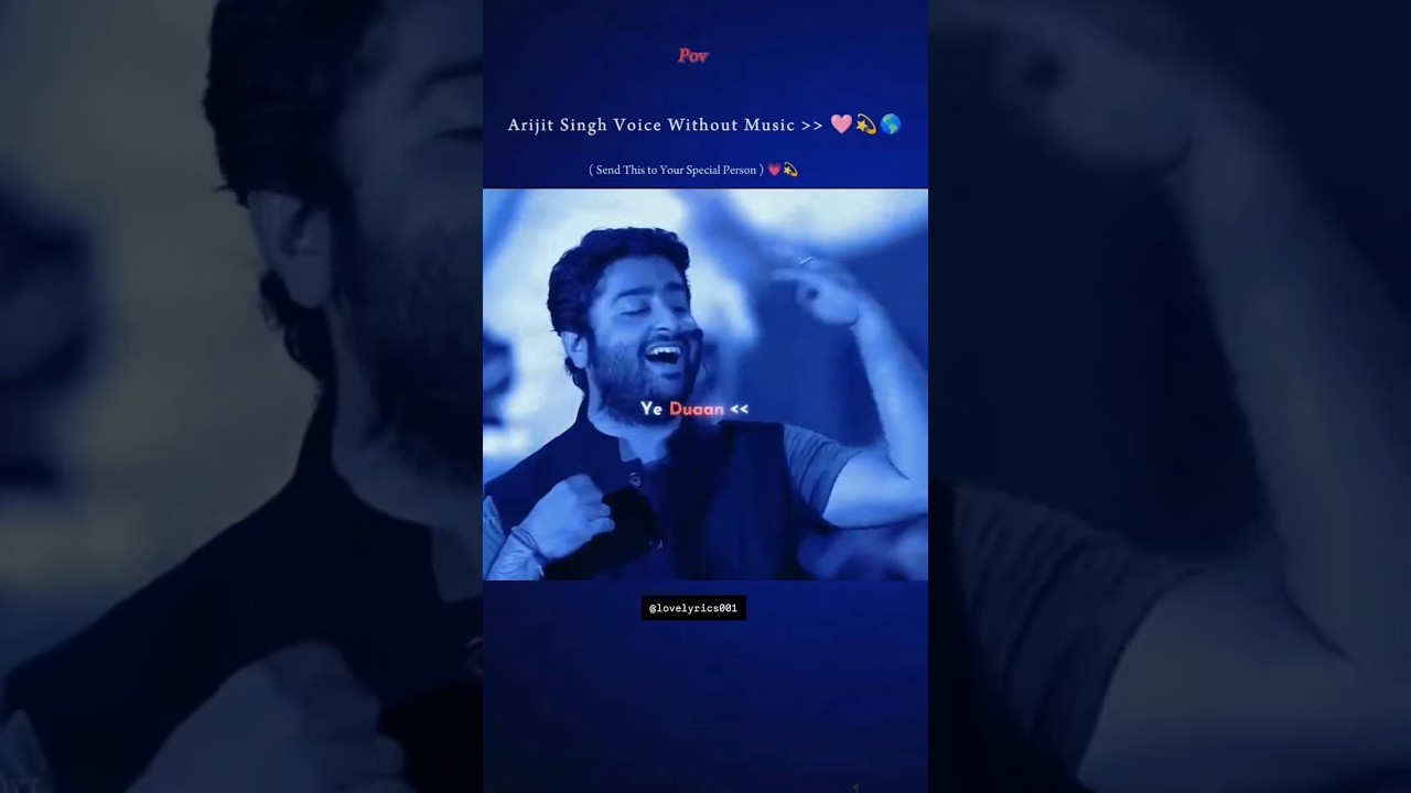 Arijit Singh voice without autotune 