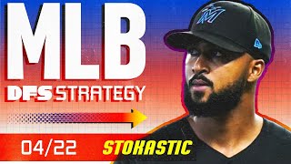 MLB DFS Strategy (Saturday 4\/22\/23) | DraftKings \& FanDuel Fantasy Baseball Picks \& Lineups