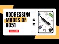 Addressing modes of 8051
