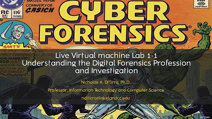 Cengage LVM Lab 1-1: Understanding the Digital Forensics Profession and Investigations - 060925A