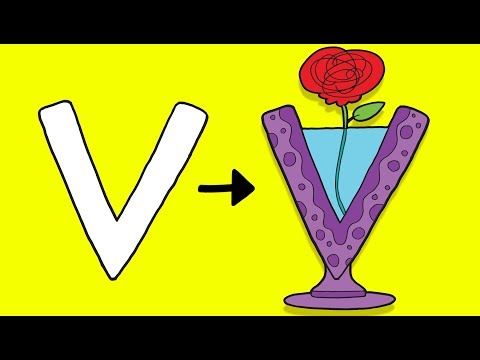 V for Vase | Øisteins Blyant ABC - YouTube