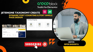 How to Display the Count of Posts Containing the Specific Term & Single Page | JetEngine & Elementor